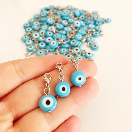 Blue Evil Eye Charm, Evil Eye Keychain Accessories, Evil Eye with