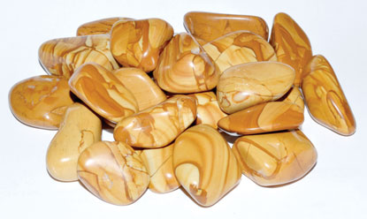 Azure Green GTJASWB 1 lbs Jasper & Walnut Tumbled Stones
