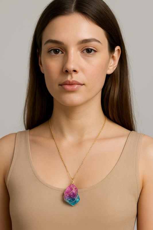 Rainbow Crystal Pendant “Seven Soul Stone” – Wearable Energy.